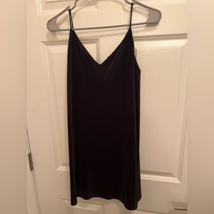 Black Silk Dress Forever 21